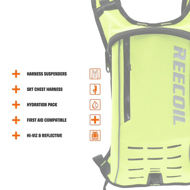 Reecoil AUDAX Hydration Harness - Hi-Vis Yellow