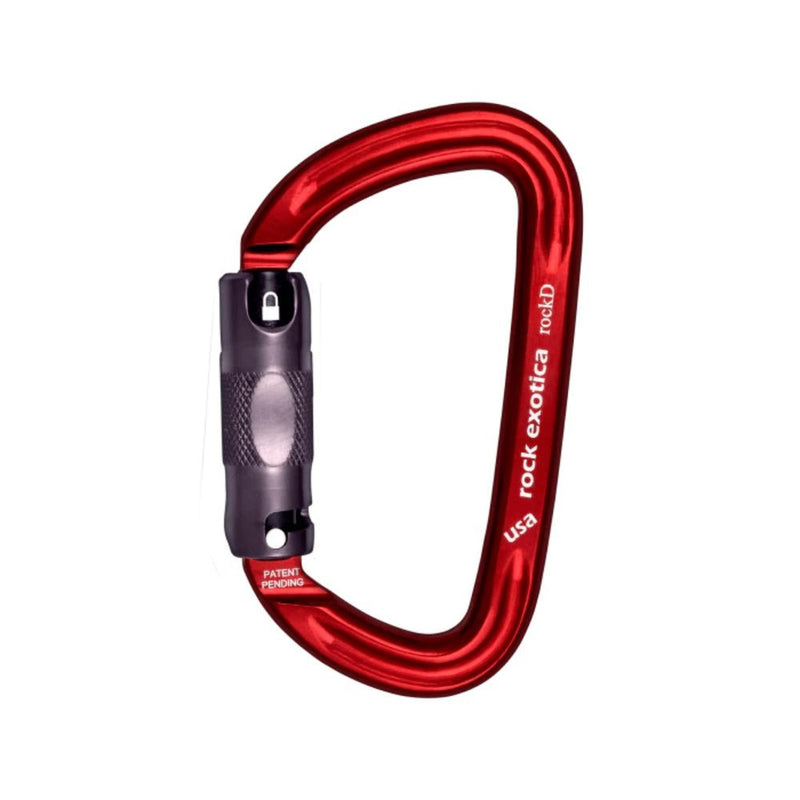 Rock Exotica RockD AutoLock 3 Way Carabiner - Red