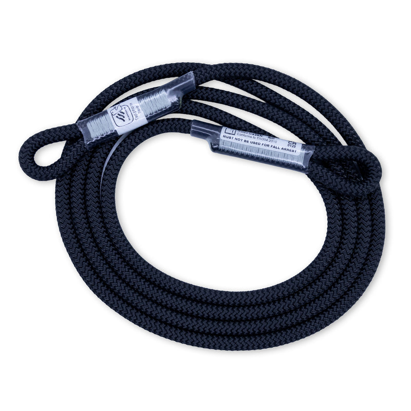 SAR 'Smart' 11mm Work Positioning Eye to Eye Lanyard - Black