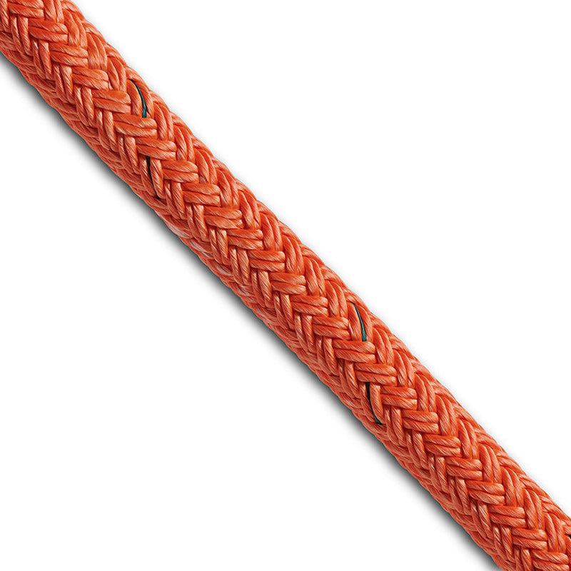 Samson Stable Braid 12.7mm Rigging Rope - Orange - 2 Splice
