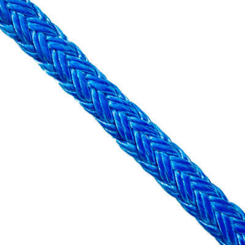 Samson Tenex Tec 12.7mm Hollow Braid Rope - Blue - 2 Splice
