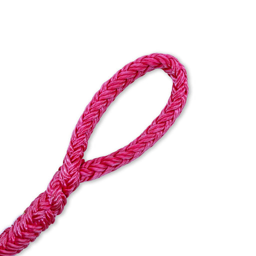 Samson Tenex Tec 15.9mm Hollow Braid Rope - Red - 1 Splice