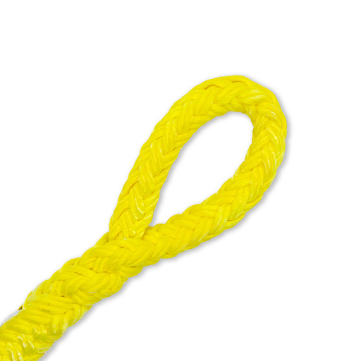 Samson Tenex Tec 19.1mm Hollow Braid Rope - Yellow - 1 Splice