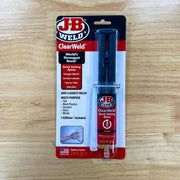 Scannable JB Weld ClearWeld Epoxy Adhesive for Carabiner Tags