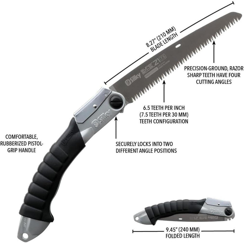 Silky Super Accel 21 Folding Pruning Saw - 210mm