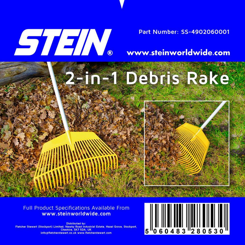 Stein 2 in 1 Leaf & Debris Rake