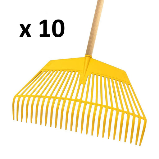 Stein 2 in 1 Leaf & Debris Rake - Pack of 10