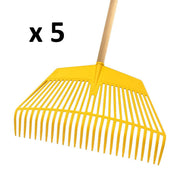 Stein 2 in 1 Leaf & Debris Rake - Pack of 5