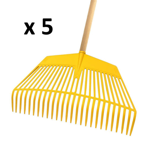 Stein 2 in 1 Leaf & Debris Rake - Pack of 5