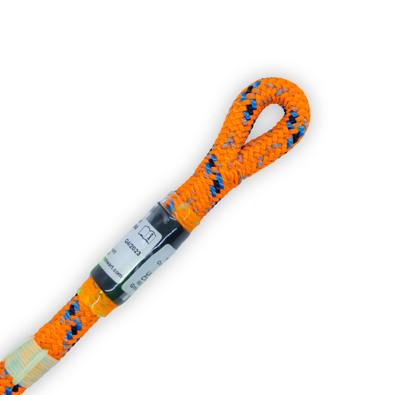 Stein Acuda ACR-24 11.7mm Climbing Rope - Orange / Blue - 1 Splice