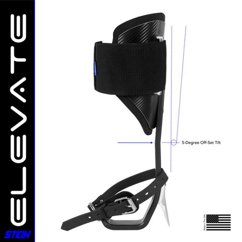Stein ELEVATE Climbing Spurs / Spikes Kit with Velcro Pads - Black