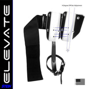 Stein ELEVATE Climbing Spurs / Spikes Kit with Velcro Pads - Black
