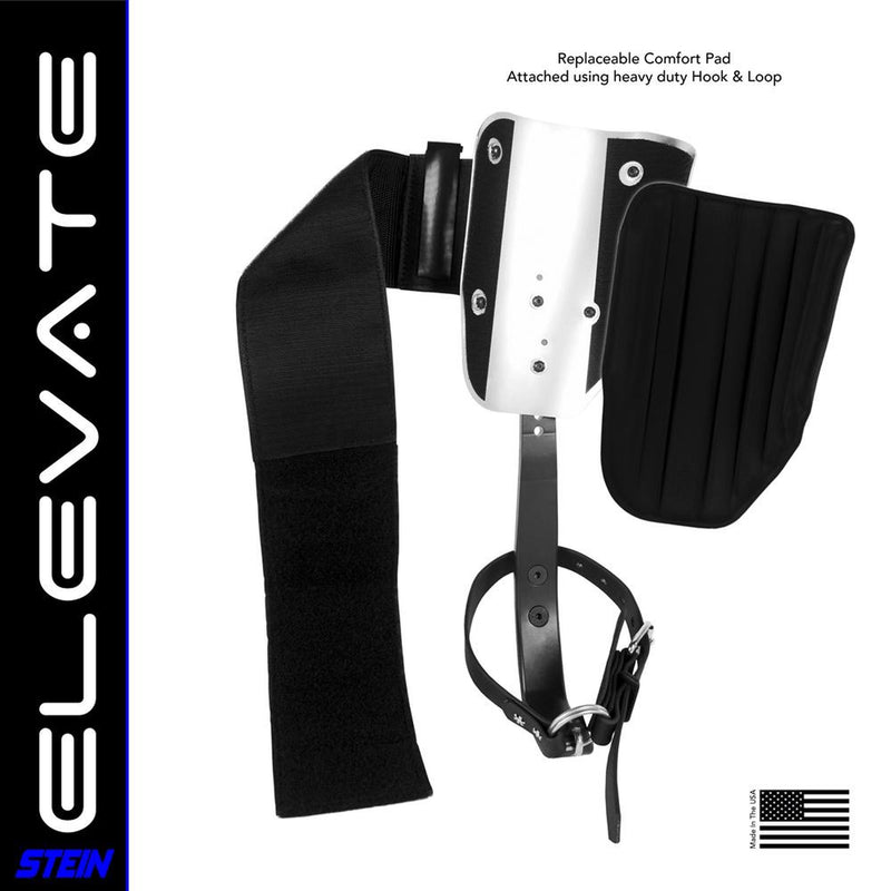Stein ELEVATE Climbing Spurs / Spikes Kit with Velcro Pads - Black