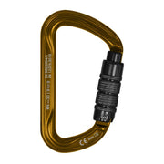 Stein Secura D 3 Way Carabiner - Gold