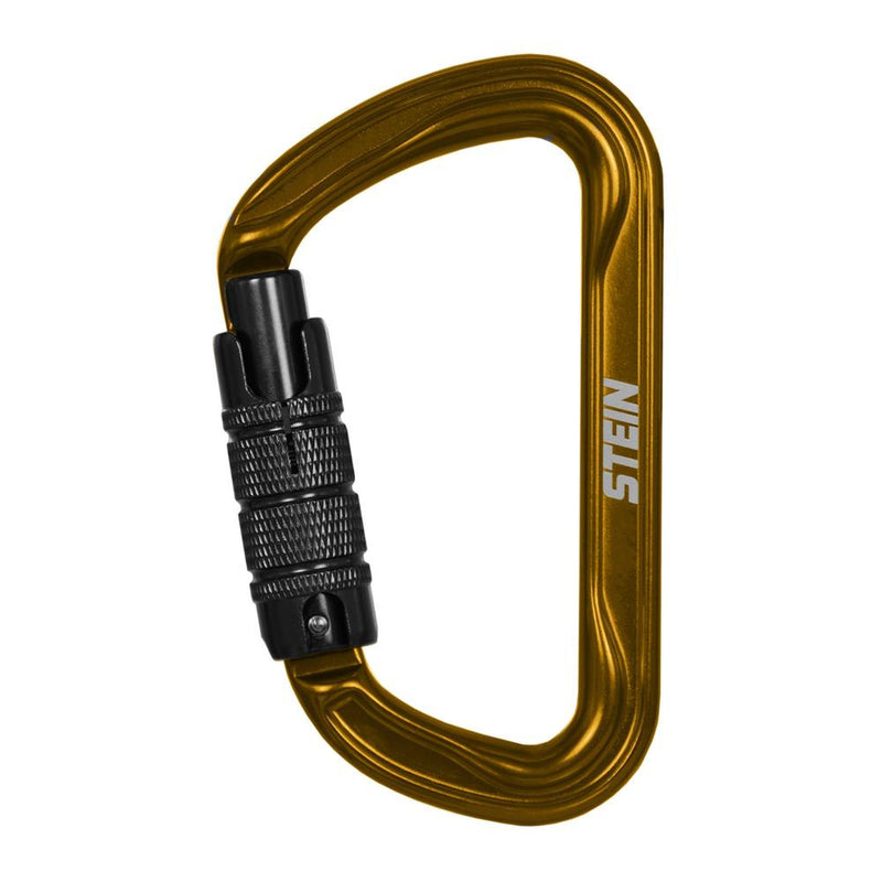 Stein Secura D 3 Way Carabiner - Gold