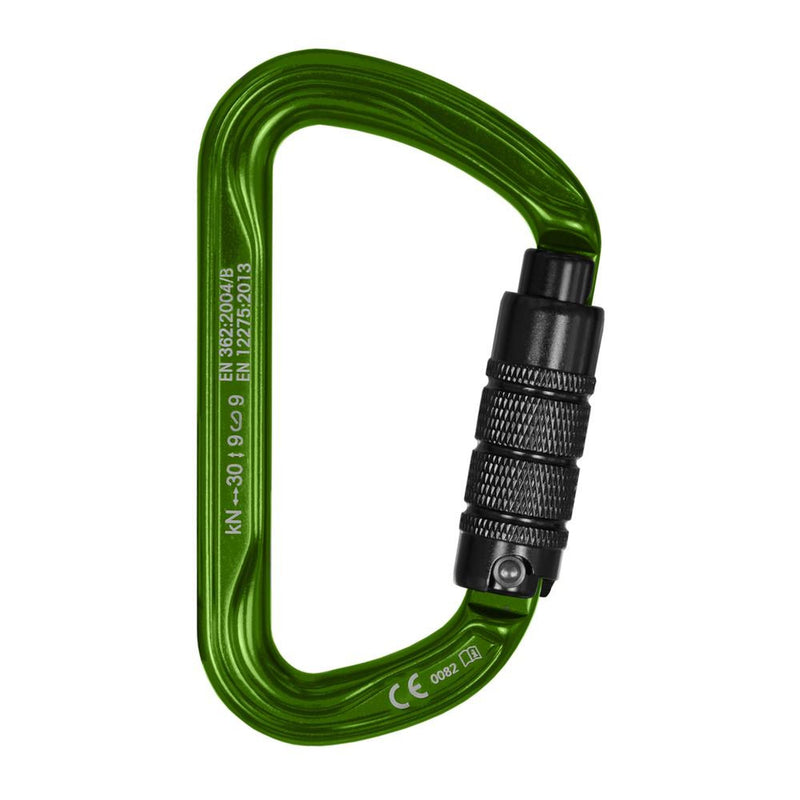 Stein Secura D 3 Way Carabiner - Green