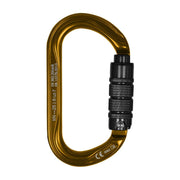 Stein Secura OVAL 3 Way Carabiner - Gold