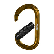 Stein Secura OVAL 3 Way Carabiner - Gold