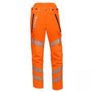 Stein Sentinel Rail Type C Chainsaw Trousers - Hi-Viz Orange