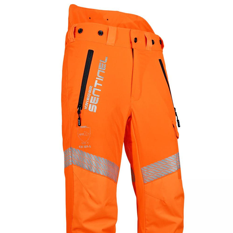 Stein Sentinel Rail Type C Chainsaw Trousers - Hi-Viz Orange