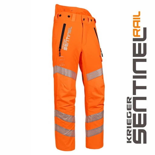Stein Sentinel Rail Type C Chainsaw Trousers - Hi-Viz Orange