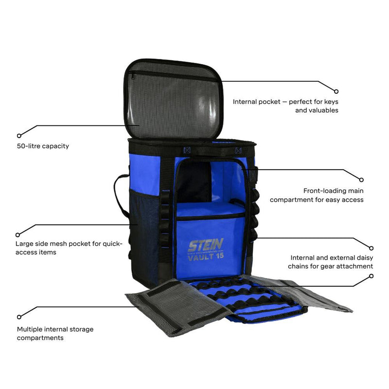 Stein Voyager 50 Bag with Vault 15 - Blue