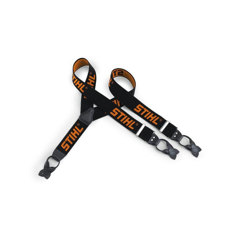 Stihl Black Braces with Button Loops - 130cm