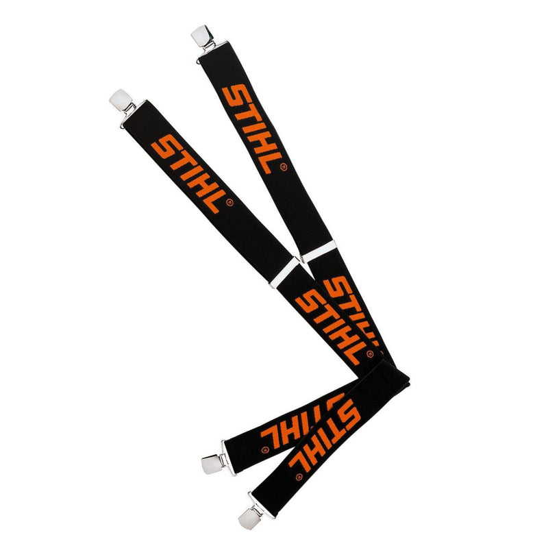 Stihl Black Braces with Metal Clips - 130cm