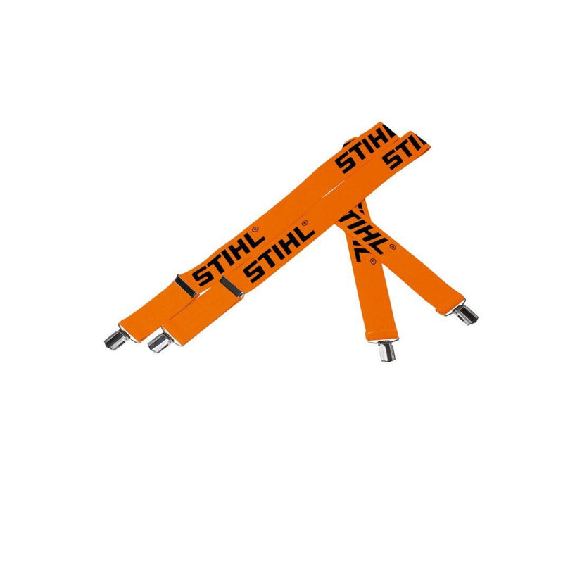 Stihl Orange Braces with Metal Clips