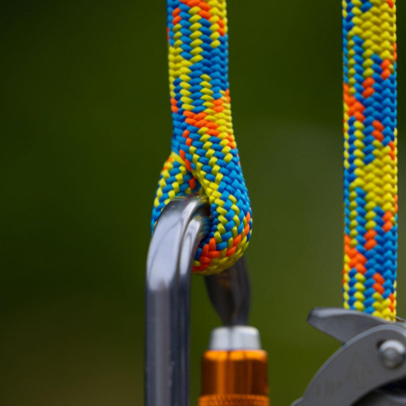 Teufelberger drenaLINE 11.8mm Climbing Rope - Blue / Yellow / Orange - 1 Splife