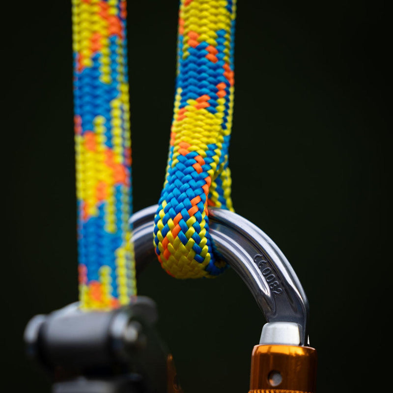 Teufelberger drenaLINE 11.8mm Climbing Rope - Blue / Yellow / Orange - 1 Splife