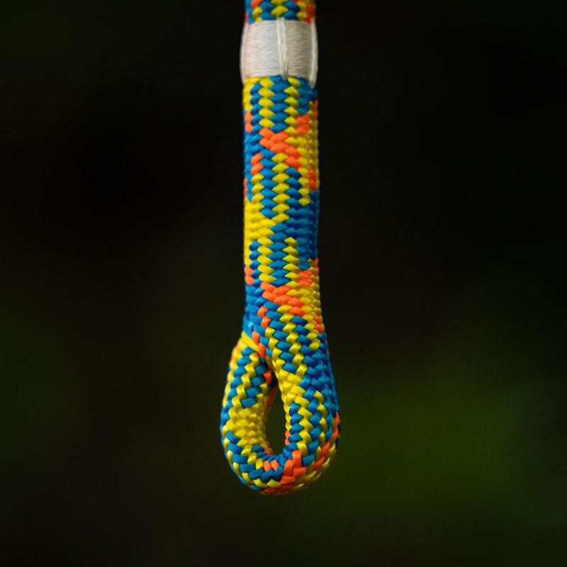 Teufelberger drenaLINE 11.8mm Climbing Rope - Blue / Yellow / Orange - 1 Splife