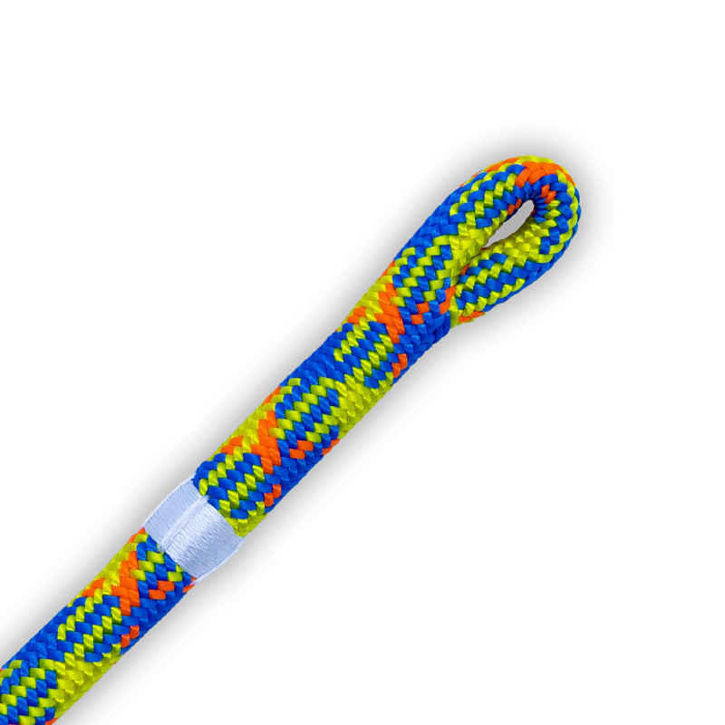 Teufelberger Drenaline 11.8mm Climbing Rope - Blue/Yellow/Orange - 1 Splife