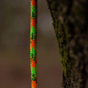 Teufelberger Gravity Aurora 11.5mm Climbing Rope - Green / Orange - No Splice