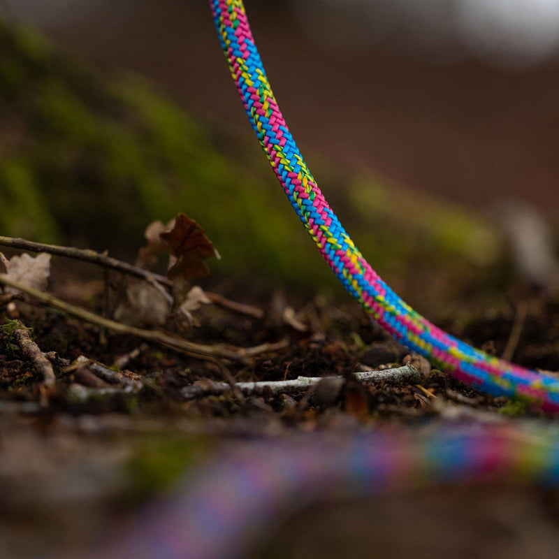 Teufelberger Gravity Nebula 11.5mm Climbing Rope - Purple / Blue / Green - No Splice