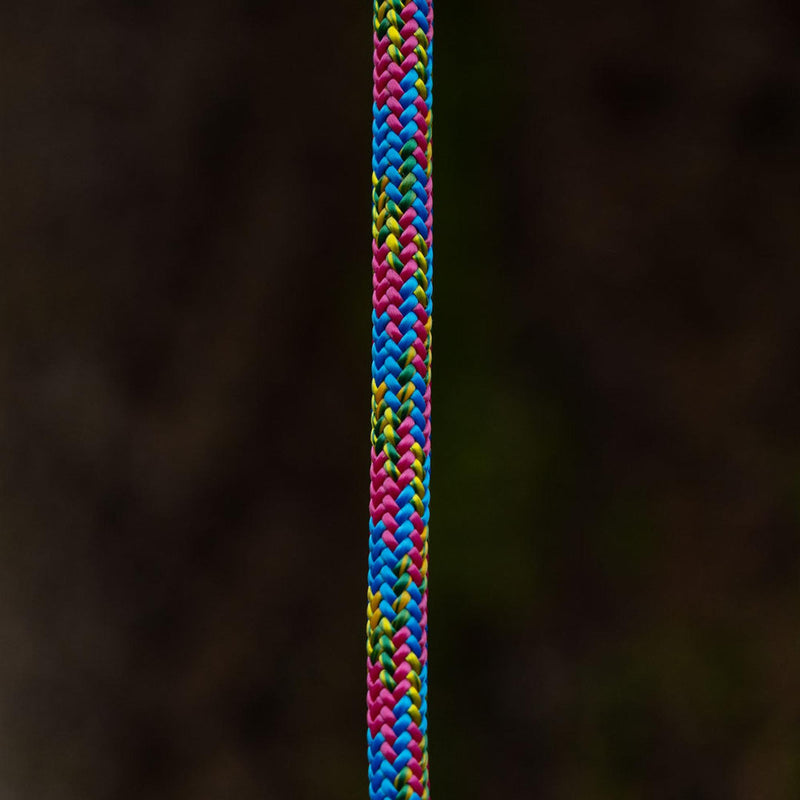 Teufelberger Gravity Nebula 11.5mm Climbing Rope - Purple / Blue / Green - No Splice