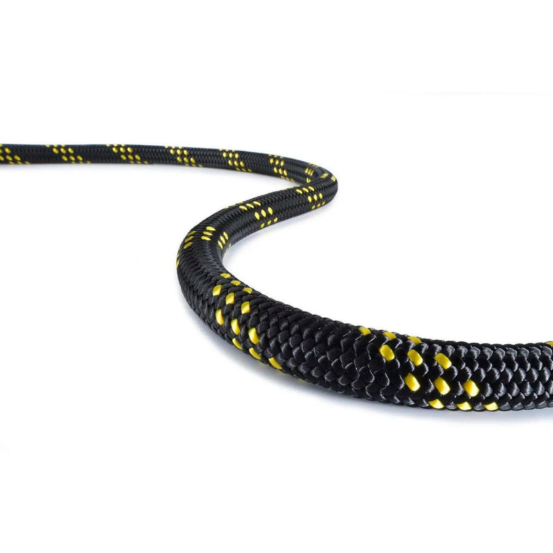 Teufelberger KM III MAX 11mm Climbing Rope - Black / Yellow - Per Metre