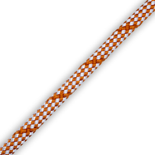 Teufelberger Sirius Bull Rope 14mm - White / Orange - No Splice