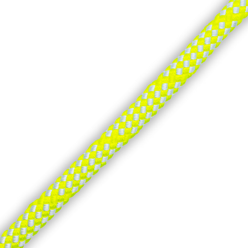 Teufelberger Sirius Bull Rope 16mm - White / Yellow - No Splice