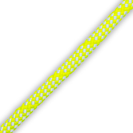 Teufelberger Sirius Bull Rope 16mm - White / Yellow - No Splice