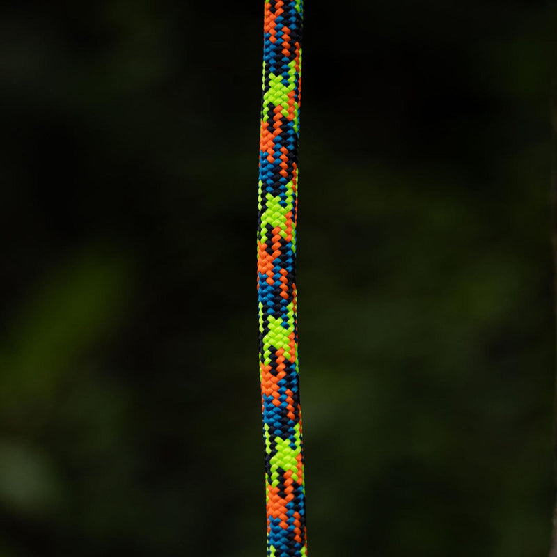 Teufelberger Xstatic 11.7mm Climbing Rope - Orange / Green / Blue / Black - No Splice