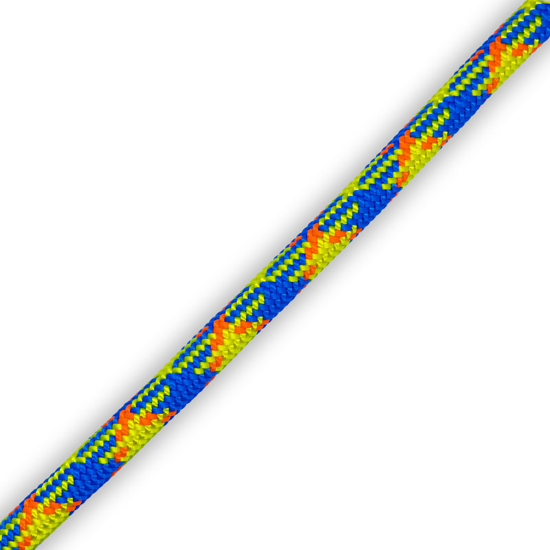 Teufelberger drenaLINE 11.8mm Climbing Rope - Blue / Yellow / Orange - 500m Drum