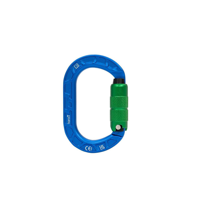Teufelberger karaT 3 Way Carabiner - Blue