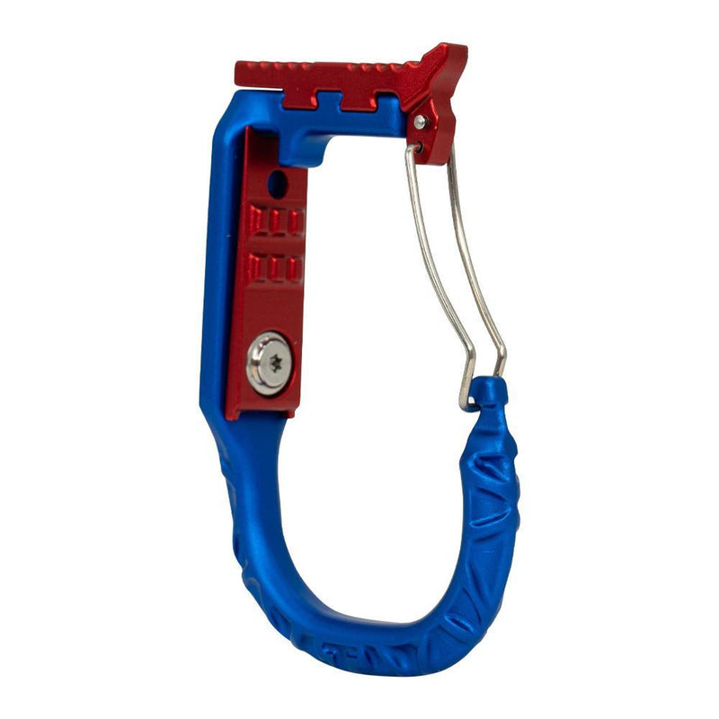 Teufelberger skyHOOK Wire Gate Gear Holder - Blue / Red