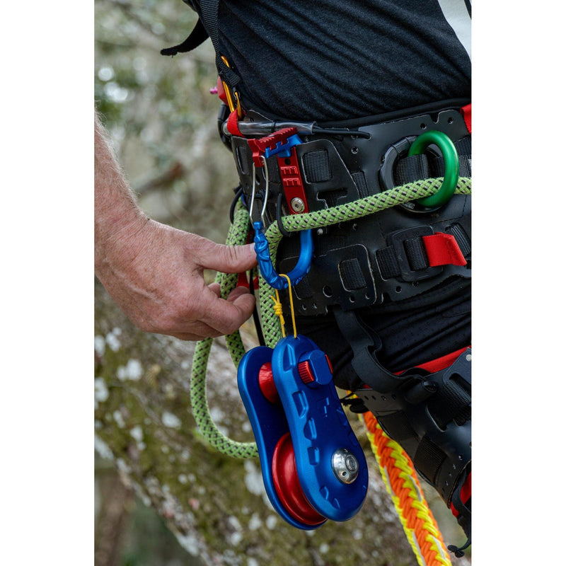 Teufelberger skyHOOK Wire Gate Gear Holder - Blue / Red