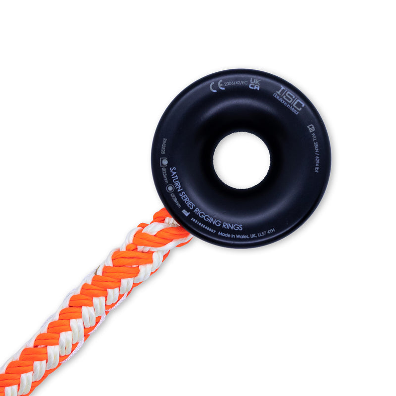 Teufelberger tREX 12.7mm Whoopie Sling with Ring - Orange / White - 2m