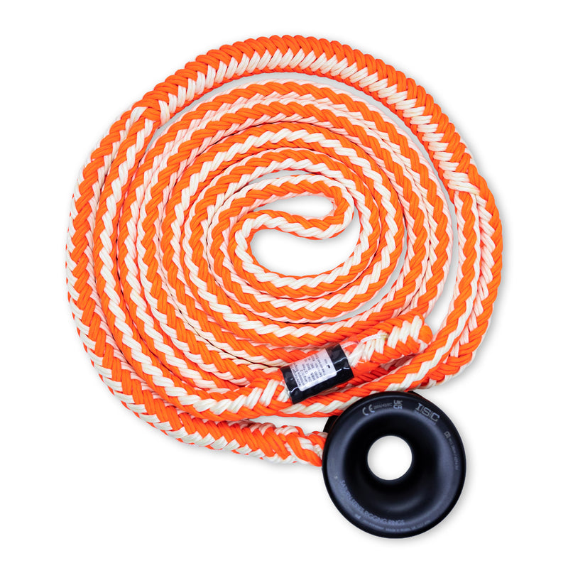 Teufelberger tREX 12.7mm Whoopie Sling with Ring - Orange / White - 2m