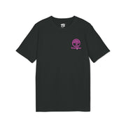 Treeworker Pink Ribbon Chest Logo Organic Cotton T-Shirt - Black/Pink