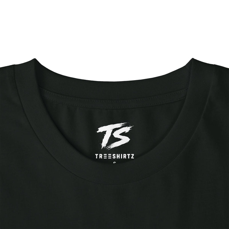 Treeworker Pink Ribbon Chest Logo Organic Cotton T-Shirt - Black/Pink