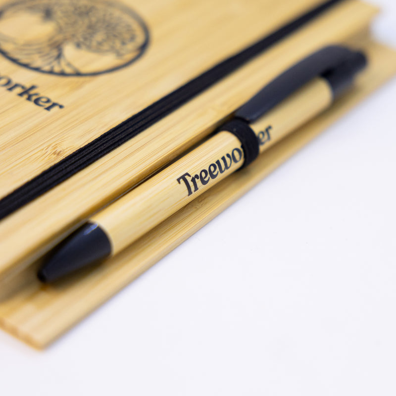 Treeworker Wooden Notebook & Pen